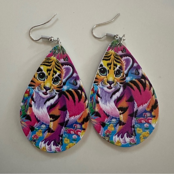 Lisa Frank Earrings - Picture 1 of 3